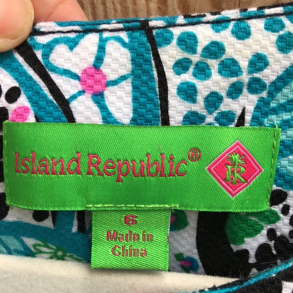 Like new! - ISLAND REPUBLIC Zip Back Twill Dress - Picture 3 of 4